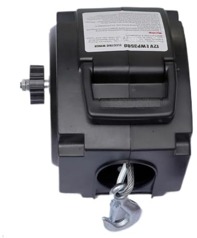 Cabrestante eléctrico portátil for yate, 12V, 3500lbs, grúa pequeña, Tractor, Control remoto inalámbrico Freno automático