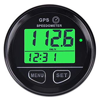 Misuratore di velocità GPS digitale Runleader, registrazione della velocità di guida in tempo reale, promemoria di velocità eccessiva, misurazione della tensione della batteria, alimentazione esterna