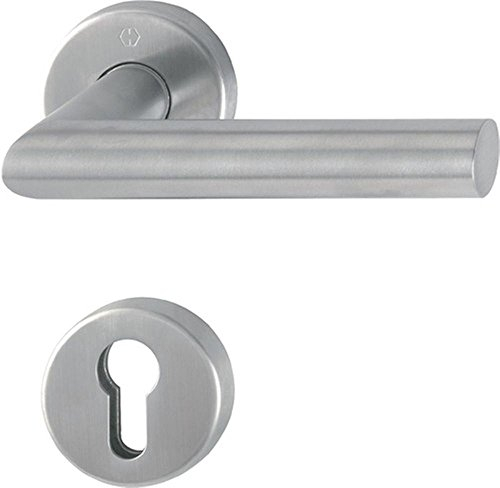 HOPPE Rosettengarnitur Amsterdam E58/42H/42HKVS/1400 VA F69 PZ DIN L/R