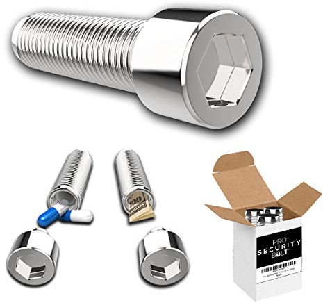 Pro Security Bolt (3er-Pack) – 2020 verbessert – Premium Clever Diversion Safe Lock Box – Legierung Metall Versteck versteckte Sicherheit – versteckter Inhalt Geheimbehälter – Feuerfest – Ostern