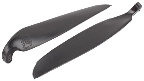 Aexit Pair RC Electrical equipment Glider Plane Black Plastic Folding Propeller Vanes 11 x 6 Inch