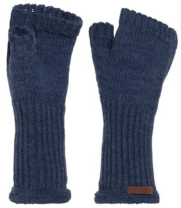 KNIT FACTORY - Cleo Handstulpen - Fingerlose Handschuhe - Gestrickte Handschuhe für Winter - Damen Handstulpen aus Wolle - Hochwertige Qualität | Fingerlose Handschuhe - Gestrickte Handschuhe für den Winter - Damen Handstulpen aus Wolle - Hochwertige Qualität