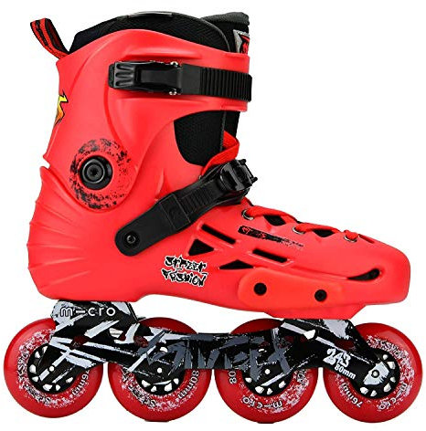 micro MT-Plus Inline Skates für Erwachsene | ABEC 5 Kugellager | Inliner mit hochwertigen PU-Rollen | Belüftungslöcher und Protektoren