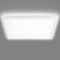 Navaris Plafonnier LED 22W - Luminaire Plafond Carré 42x42cm Avec 4000K Rétro-éclairage et Luminosité Variable - Lampe Chambre Salon