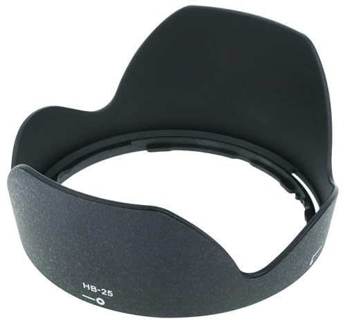 vhbw Paraluce compatibile con Nikon Nikkor AF-S VR 24-120mm F3,5-5,6G IF-ED 72 mm obiettivo nero, plastica, tulipano
