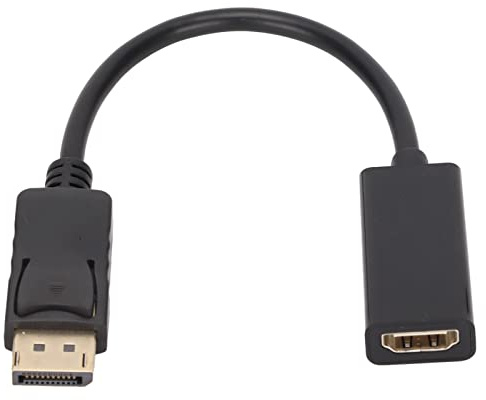 Restokki Adaptador Mini DisplayPort a HDMI Chapado en Oro Macho a Hembra DP a HDMI Compatible para Monitor de computadora portátil de Escritorio(1080P)