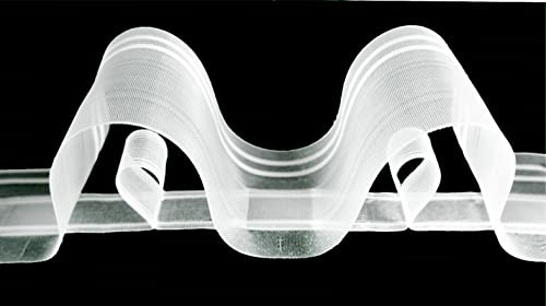 Ruther & Einenkel Automatik-Wellenband smart Wave, 80 mm, volltransparent, 200% / Aufmachung 10 m