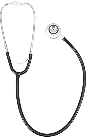 Tomotato Stéthoscope à Double Tête, Stéthoscope Multifonctionnel à Double Tête pour Examen du Diaphragme Adulte Ou Pédiatrique(Noir)