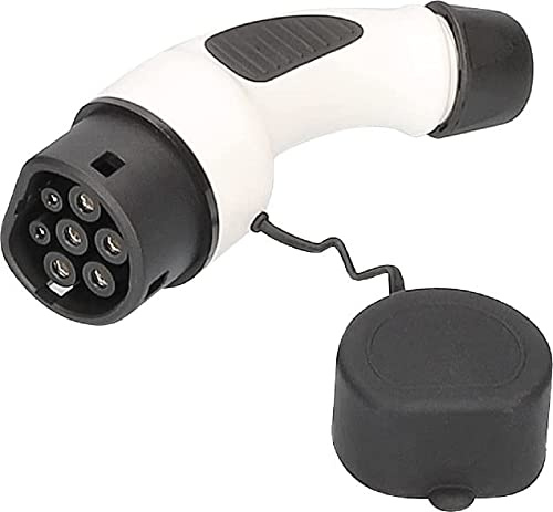 as - Schwabe Ersatzstecker für Elektrofahrzeugladekabel Typ 2 | FAHRZEUGSEITIG - 3,6 kW / 16 A / 230 V / 1-phasig - Modus 3 - E-Auto EV/PHEV Ersatzstecker - IP44 - schwarz/weiß, 65144