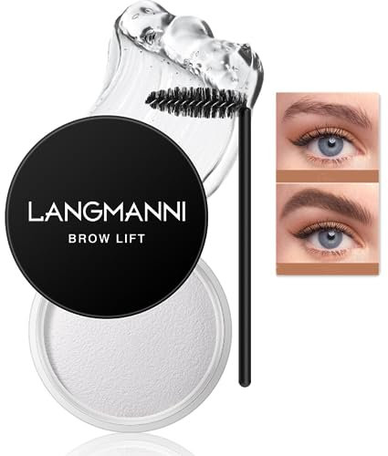 Cire à sourcils - Cire à sourcils pour un effet de lamination des sourcils, cire à sourcils imperméable, gel à sourcils transparent, savon pour sourcils sans résidu (transparent)