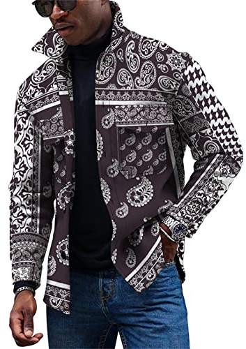 KONG JIMFAN Herren Jacken Männer Winterjacke Lederhemd Herren Winter Jacket Men Pulli Imprägnierspray Jacke Herren Jacke Lange Winterjacken Herren Business Hemden Herren Cordjacke Herren(Orange,XXL)