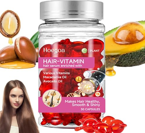 Hair Vitamine Sérum Capsule Soin des Cheveux Capsules de Sérum Capsules Traitement Soin Cheveux Hydratant Essence Anti-frisottis Réparation Huile capillaire Capsules pour cheveux