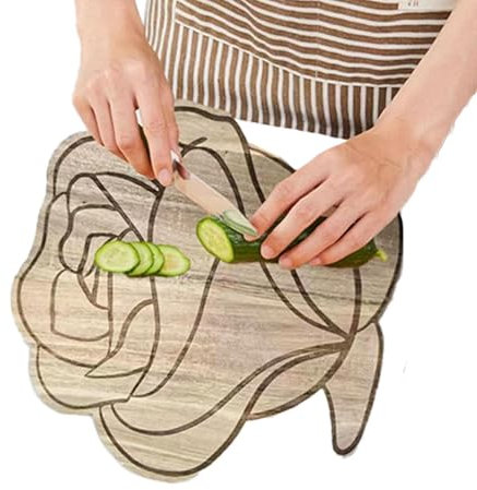 tabla de cortar, tabla de cortar de madera Tabla de cortar de madera para