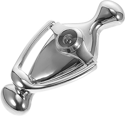 BAZEITFLOW Zinc Alloy Door Knocker with Peephole Ergonomic Front Door Viewer for Home Security and Visitor Identification Safe Design for Use