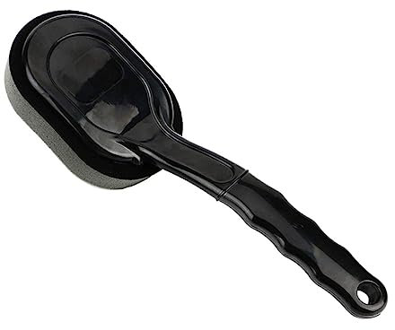 MAGICLULU Spazzola per Pneumatici Auto con Manico, Spugna Nera