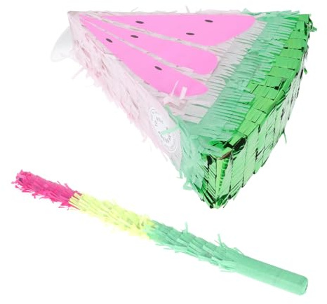 Pinata a Forma di Frutta, , in Foglio di Alluminio, per Feste | Riempibile Cioccolatini, Caramelle, Mini Giocattoli o Coriandoli, Tema Estivo, Natale, Decorazioni