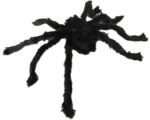 Genérico Araña Gigante - Arañas Gigantes para Casa Encantada,Adornos De Halloween Realistas Y Espeluznantes para Exterior Interior Jardín Porche Y Hogar