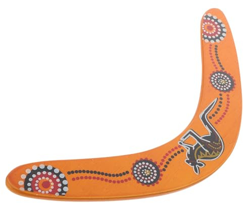 DECOMELODY Boomerang V-Shaped in Legno Professionale per Sport all Giocattolo per Adulti e Resistente all per Divertimento in Spazi Aperti