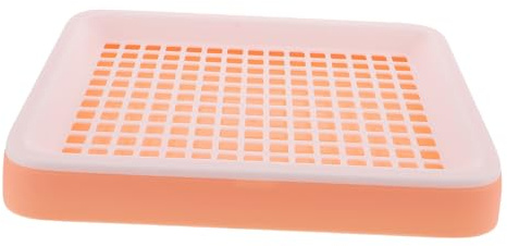 HOMOBABE Kaninchen-trainingstoilette Haustiertoilette für Kaninchen Fallsichere Kaninchentoilette mit Erhöhtem und Rutschfestem Boden Einfach zu Reinigen und Sicher Anwendung