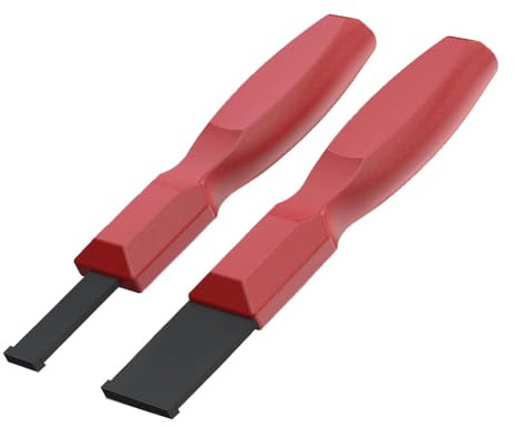 Asyduey Raschietti In Carburo, Raschietti per Guarnizioni In Carburo SuPer Metallo e Automotive, Set di Raschietti In Carburo da 1-1/4 Pollici e 5/8 Pollici