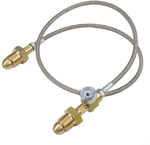 Desiumite Tubo flessibile BS 341 n. 3, G 5/8 per serbatoi di argon, per tubi di trasferimento pesanti per collegamento regolatore gas saldatura, per BS 341 n. 3 conforme