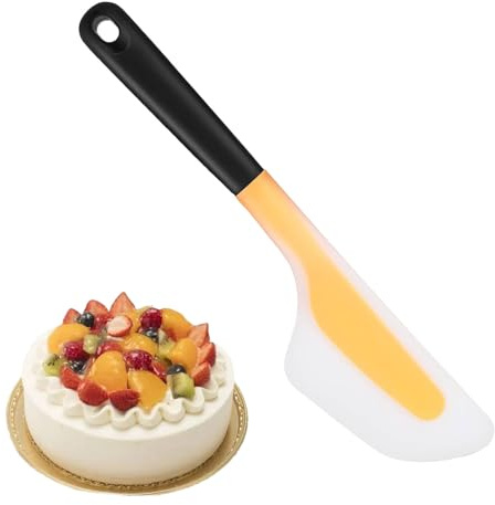 Spatola per torte – Spatola da cucina in silicone versatile, versatile, spatola per pancake, raschietto antiaderente per pasticcere professionali e appassionati di cottura