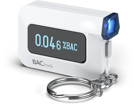 BACtrack, Etilometro BACtrack C6, Precisione di Livello Professionale, Connettività Wireless per Smartphone opzionale, Compatibile con Dispositivi Apple iPhone, Android