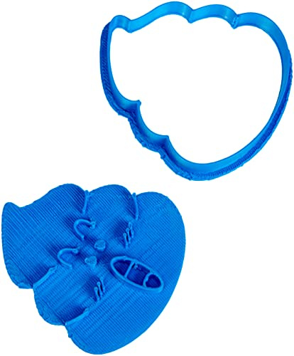 Cuticuter Docteur Slump Caca de aralé Moule de Biscuit, Bleu, 8 x 7 x 1.5 cm