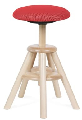 BALIMO Wood Bewegungshocker - Sitztrainer aus Holz - Beweglich sitzen