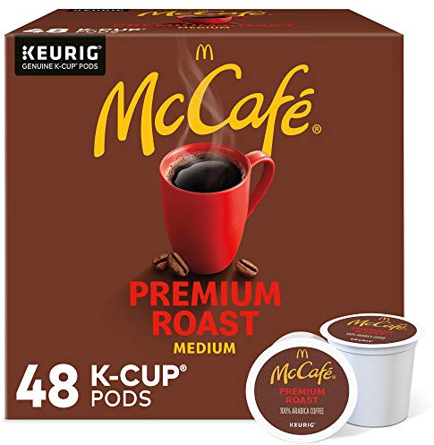 McCafé Premium Roast, Keurig Single Serve K-Cup Pods, Medium Roast Coffee Pods, 48 Count