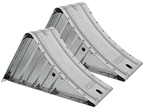 The Drive 2 Stück Unterlegkeile Stahl verzinkt DIN 76051 G36 Transporter LKW Hemmschuhe