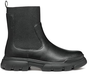 Geox - J JUNETTE GIRL C, Bota Chelsea, Black,