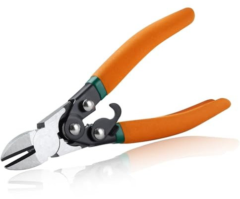 SPEEDWOX Compound Action Diagonal Cutters 6.5-Inch Wire Cutters Side Cutting Pliers Flush Cut Precision Nippers Reduce Effort