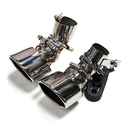 HNVCYT Für M&ercedes Für B&enz E300 E280 E260 W211 2002-2007 1 Paar Auto Endrohre Auspuffrohr Schalldämpfer Spitze Endrohr Schalldämpfer Fluchtrohr Schwanz Kehle Auto Auspuffrohr Schwanz Throat