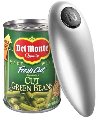 Abrelatas Eléctricas - Abrelatas de Conservas y Abrelatas Automáticas, Ideal para latas y frascos, Perfecto para la cocina