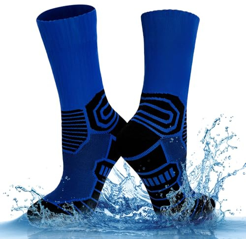 LEOSTEP Calzini impermeabili per uomini e donne, calzini sportivi ad alte prestazioni, adatti per ciclismo, sci, mountain bike, golf, corsa, trekking, escursionismo, pesca