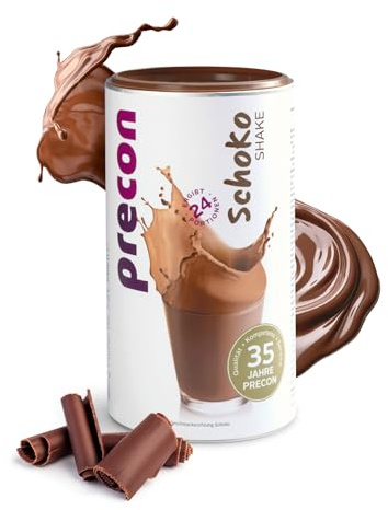 Precon BCM Diät Shake zum Abnehmen – Schokolade – 24 Portionen (480 g) | Mahlzeitenersatz für eine gewichtskontrollierende Ernährung, 217 kcal, 20,4 g Eiweiss, 23 Vitamine & Mineralstoffe