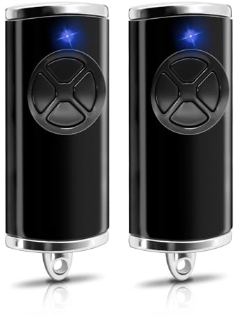 868,3 BSMHz 2 PCS Télécommande pour Hormann HSE4 BS avec 4 Fonctions de Boutons, Bip Portail Porte De Garage Compatible avec HSE2-868-BS, HSE-4-868-BS, HS4-868-BS, HS1-868-BS, HSS4-868-BS, HSP4-868-BS
