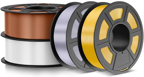 JAYO PLA Silk Filament 1.75mm Bundle Multicolor 4.4KG, Shiny PLA 3D Filament