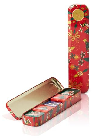 Venchi Portapenne Natale con Cioccolatini Granblend Assortiti, al Latte e Fondenti 75%, Edizione Limitata Alice Bureau, Senza glutine 70 Gr, Idea regalo Natale