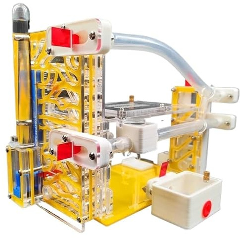 CBFGGOEUDFBS Transparentes Ameisenfarm-Set zur DIY-Beobachtung Einer Ameisenkolonie, Ameisenhaus for Wissenschaftsbegeisterte(Yellow)