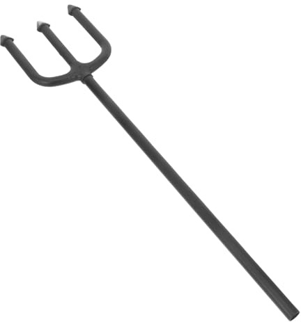 Hemobllo Forchetta Demone Staccabile Accessorio per Halloween Nero per Cosplay Forcone Leggero per Feste Mascherate