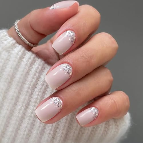 JMEOWIO Autocollant Ongles Gel UV Paillettes Gel Nail Art Stickers Semi-durci Stickers Ongle Deco Ongle Design Manucure