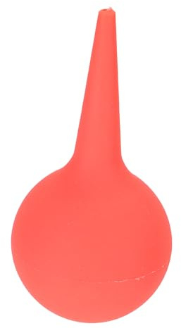 Gummi Quetschreiniger Rot, Kleiner Reinigungsball zur Ohrenreinigung | 1 Stück, für Behälter und Mp4, Mitziehende Flüssigkeiten, für Kinder und Ältere Personen