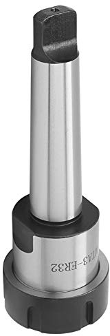 CHICIRIS Portabrocas de Pinza Cónica Morse MT3, Portabrocas de Fresado de Alta Precisión de Acero Al Carbono con Tolerancia de Descentramiento de 0,0005 Pulgadas, para ER16 ER20 ER25 ER32 (MTA3-ER32)