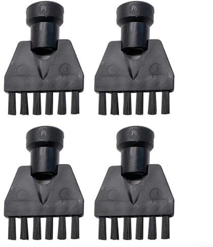 Set di spazzole per pulitore a vapore per Karcher, confezione da 4 spazzole di ricambio in ottone per strofinare, strumento di pulizia resistente per scope a vapore Karcher (1)