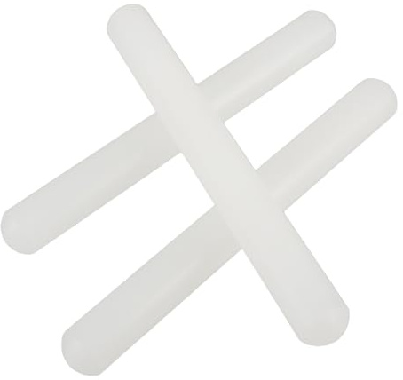Ipetboom 3pezzi Mattarello Antiaderente in Plastica per Impasto da Cucina Rullo per Torte e Glassa Fondente Piccolo Mattarello per Pane e Pizza