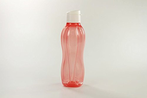 TUPPERWARE To Go Eco 750ml rot mit weißem Deckel Trinkflasche Ökoflasche EcoEasy