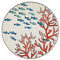 Rose & TULIPANI Dessous de Plat Corail Sea Life