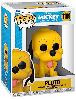 Funko POP! Disney: Classics - Pluto | Offizielles Cartoon/Animation Merch - Vinyl Sammelfigur als Regal Deko - Geschenkidee zum Geburtstag für Fans und Sammler